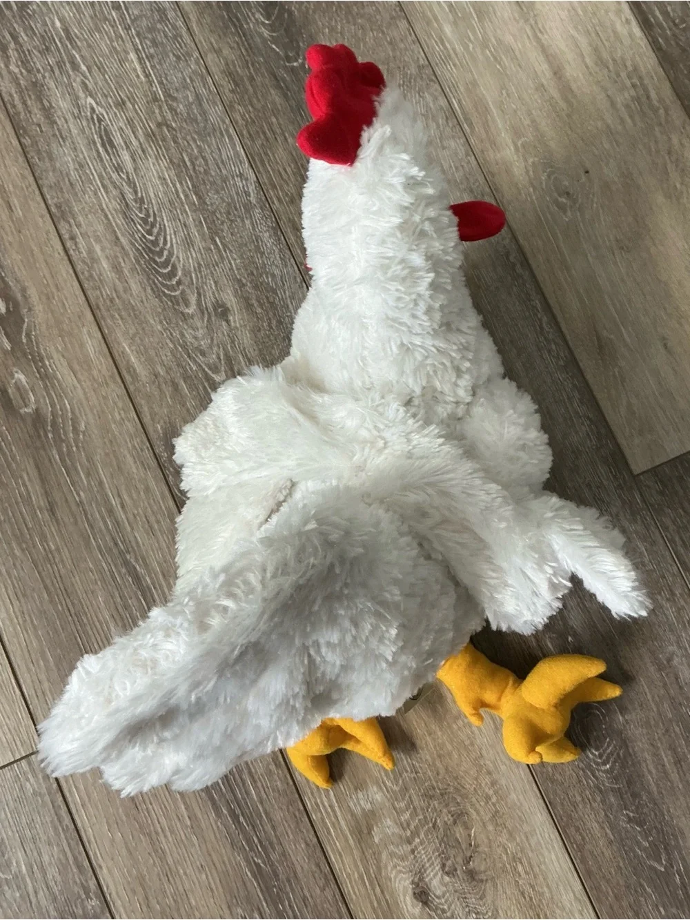 Clean Heidi the Hen, an 18-inch (or 16-inch) large chicken plush rooster